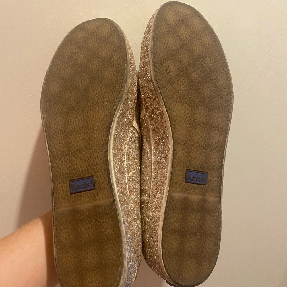 Kate Spade Glitter Slip-On Platform Sneaker size 11